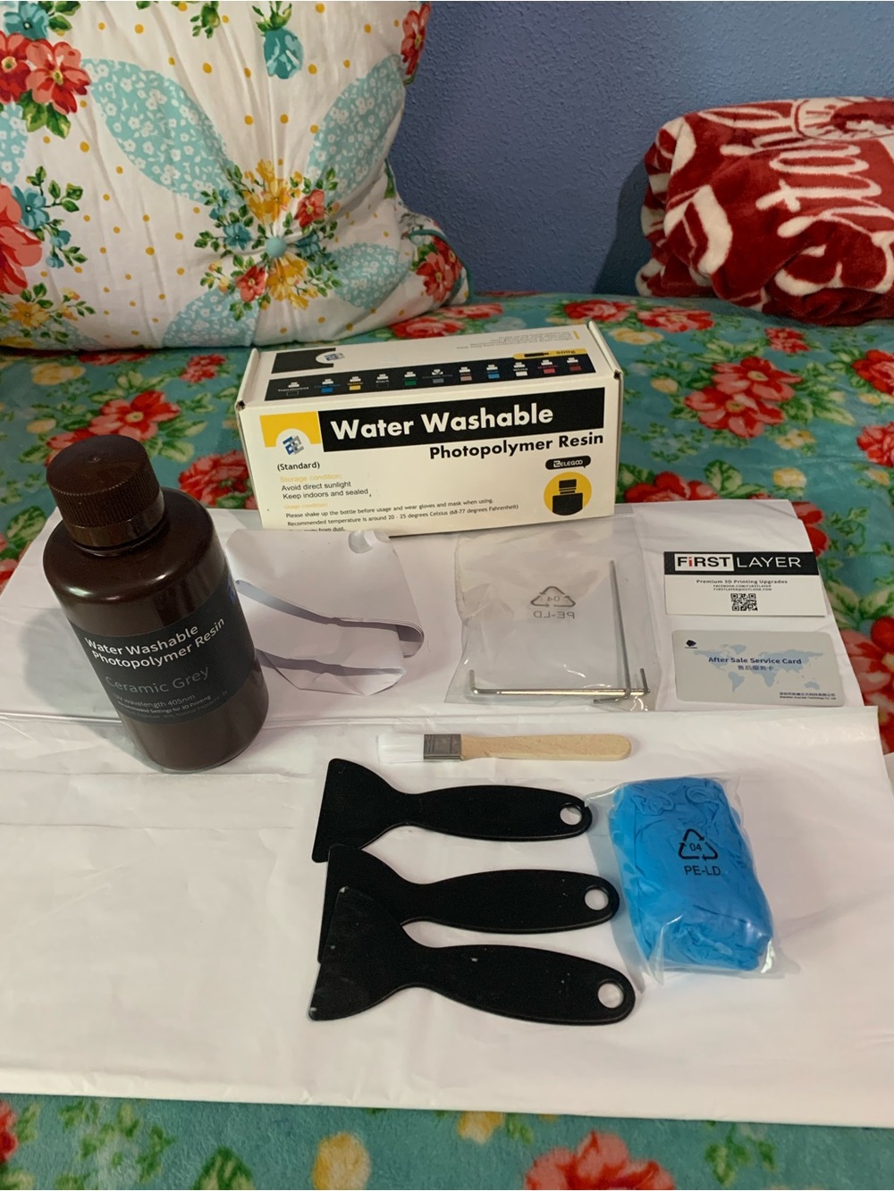 Elegoo Water Washable Photopolymer Resin Ceramic Gray Expired